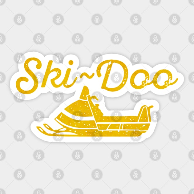 Ski-Doo 3 Sticker by Midcenturydave